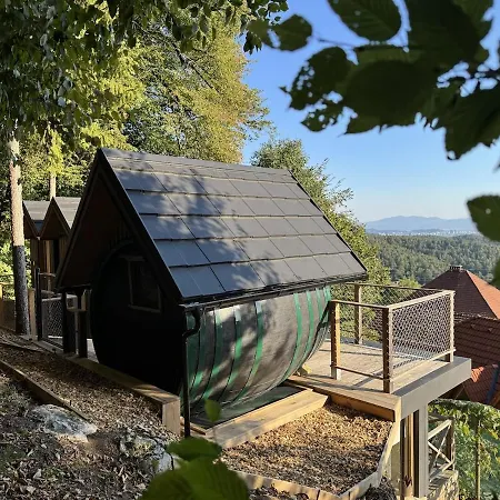 Glamping In A Wine Barrel - With A View Of